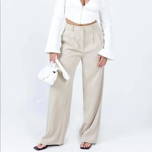 Princess Polly Archer pants (cream)